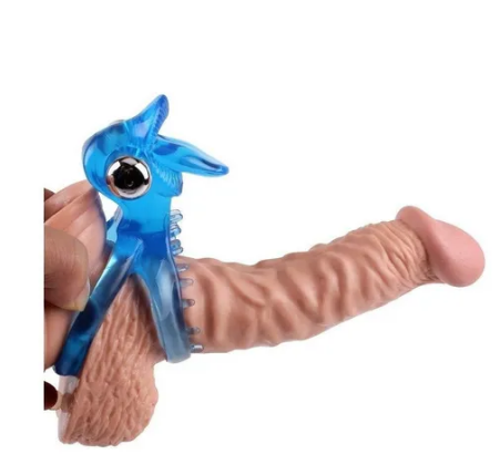 ANILLO VIBRADOR DOBLE ARO ESTIMULACION CLITORIS