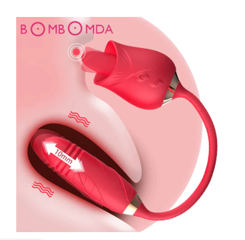 VIBRADOR FLOWER ROSA