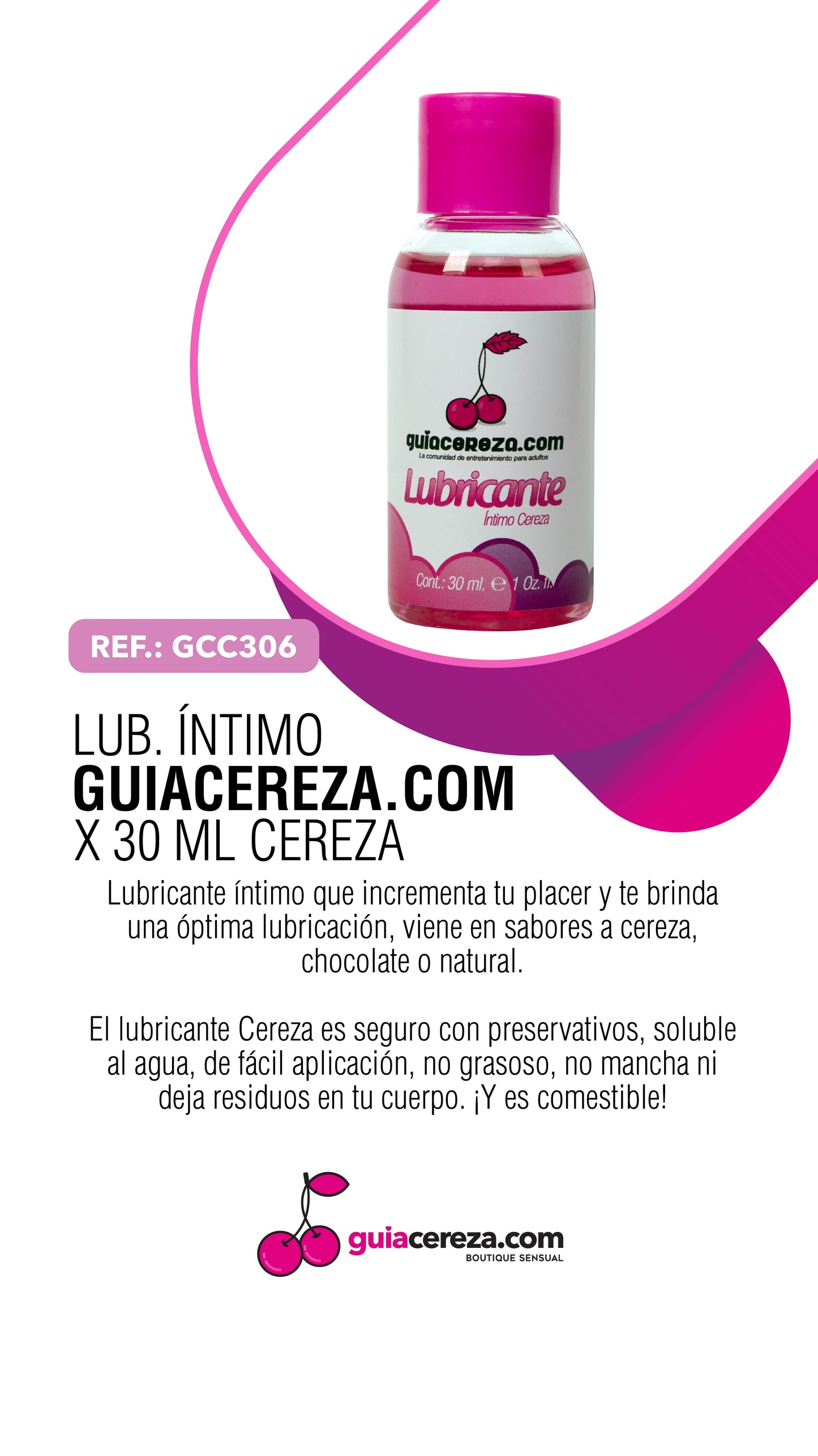 LUBRICANTE INTIMO GUIACEREZA X 30ML