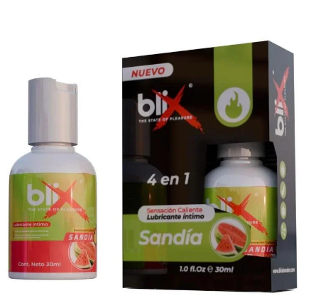 LUBRICANTE INTIMO 4 EN 1 BLIX SABOR SANDIA