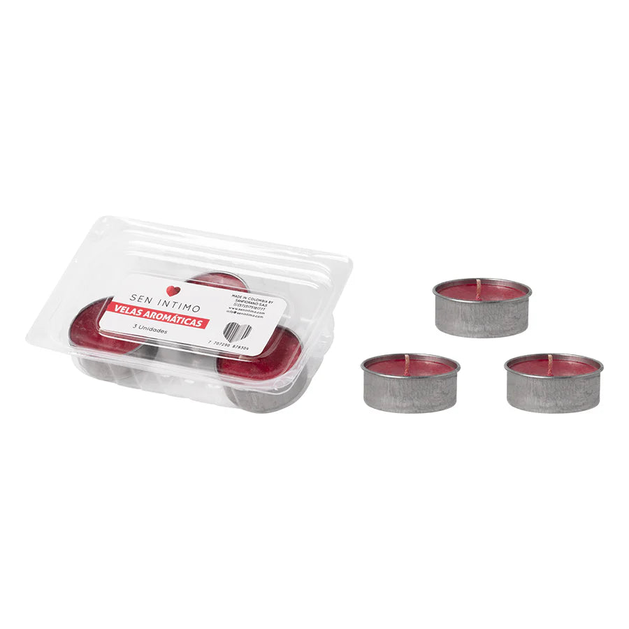 VELAS AROMATICAS SEN INTIMO X3