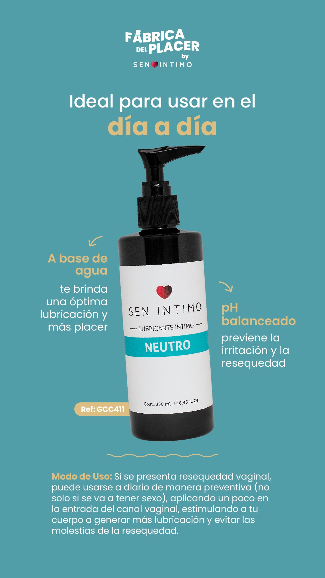 LUBRICANTE INTIMO NEUTRO SEN 250 ML