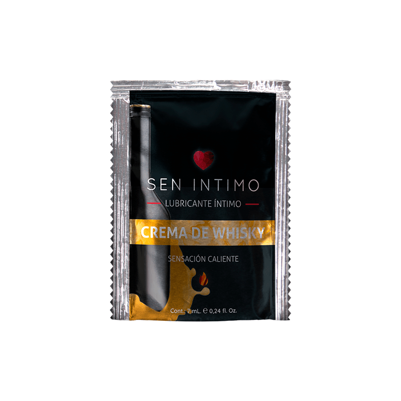 LUBRICANTE INTIMO CREMA DE WHISKY SACHET 7 ML SEN INTIMO