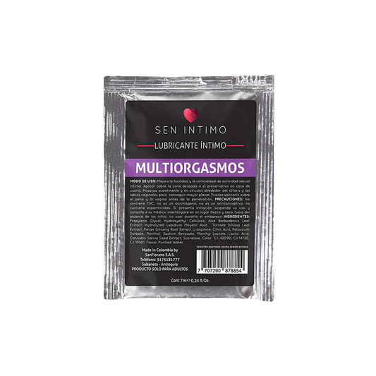 LUBRICANTE INTIMO MULTIORGASMOS SACHET 7 ML