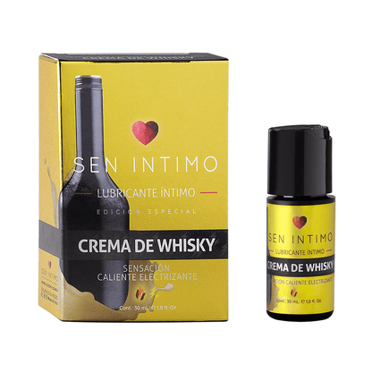 LUBRICANTE INTIMO CREMA DE WHISKEY ELECTRIZANTE 30 ML SEN INTIMO