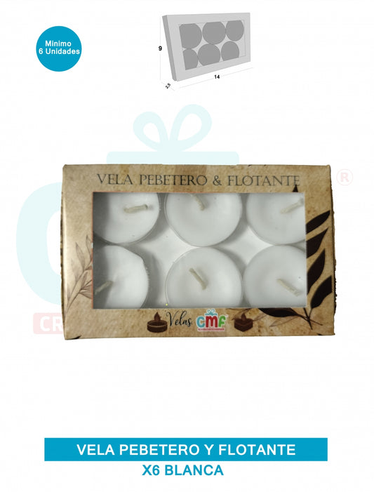 VELAS PEBETERO Y FLOTANTE