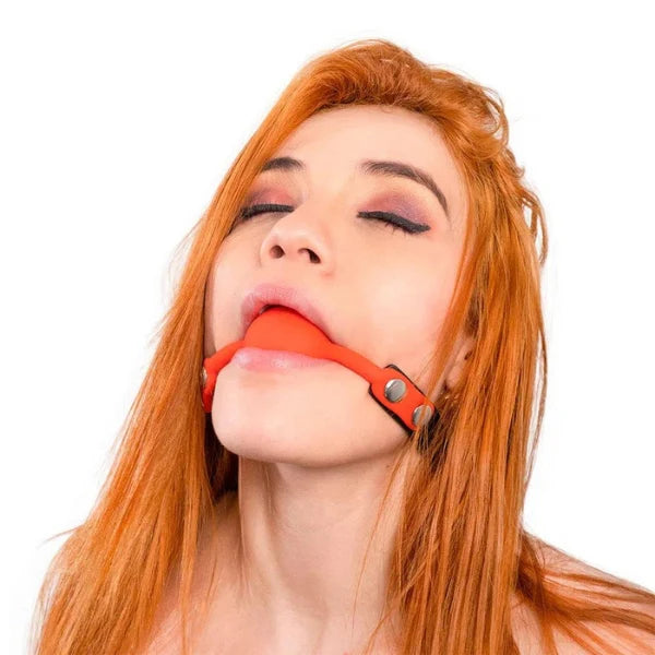 MORDAZA BALL GAG ROEN ROJO