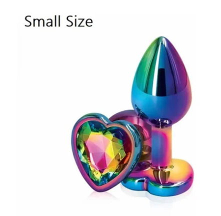 PLUG JOYA CORAZON TORNASOL TALLA L