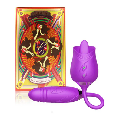 VIBRADOR FLOWER ROSA
