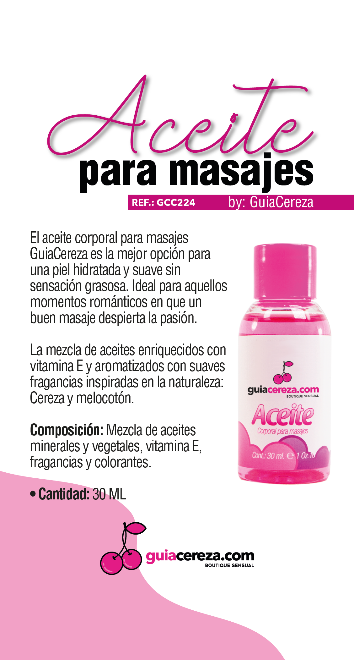 ACEITE CORPORAL PARA MASAJES 30 ML