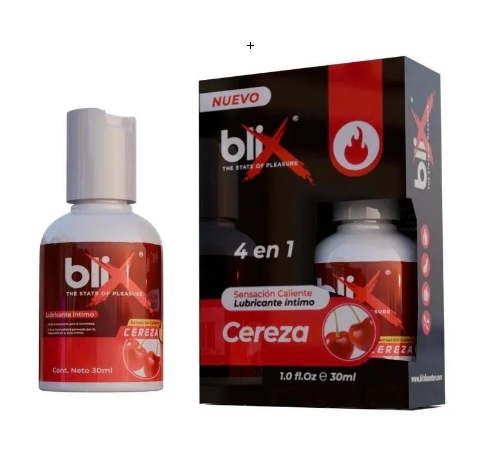 LUBRICANTE INTIMO BLIX 4 EN 1 SABOR CEREZA