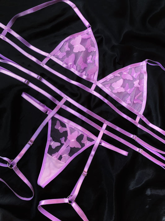 SET CON LIGUEROS  CARICIAS DE SEDA