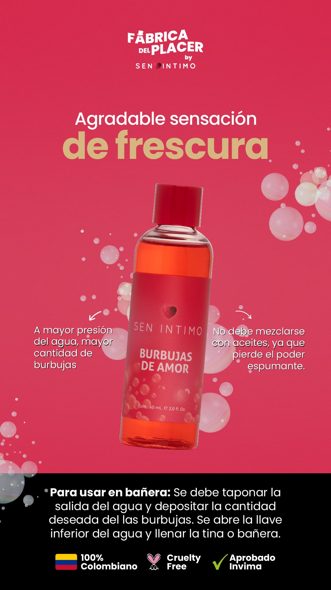 BURBUJAS DE AMOR 60 ML