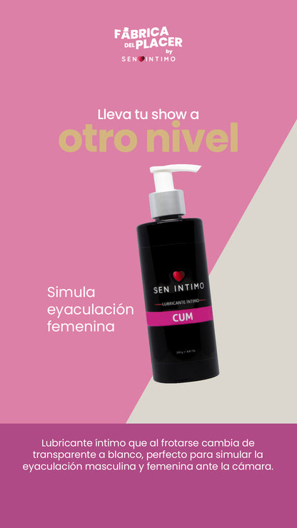LUBRICANTE INTIMO CUM SIMULA EYACULACION FEMENIA 250 ML SEN INTIMO