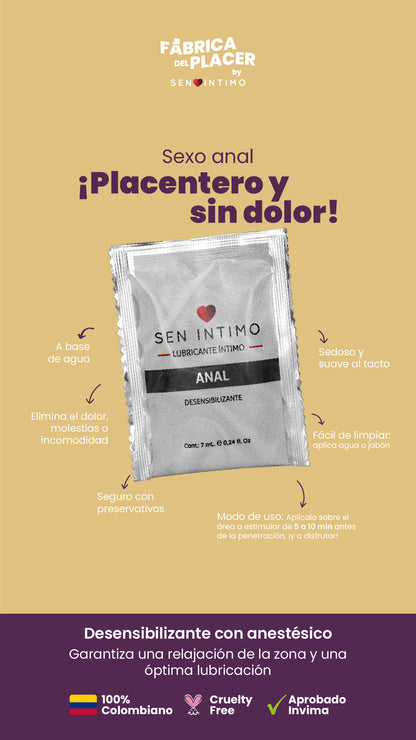 LUBRICANTE ANAL INTIMO DESENSIBILIZANTE