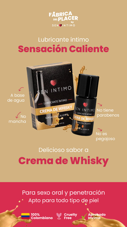 LUBRICANTE INTIMO CREMA DE WISKEY 30 ML SEN INTIMO
