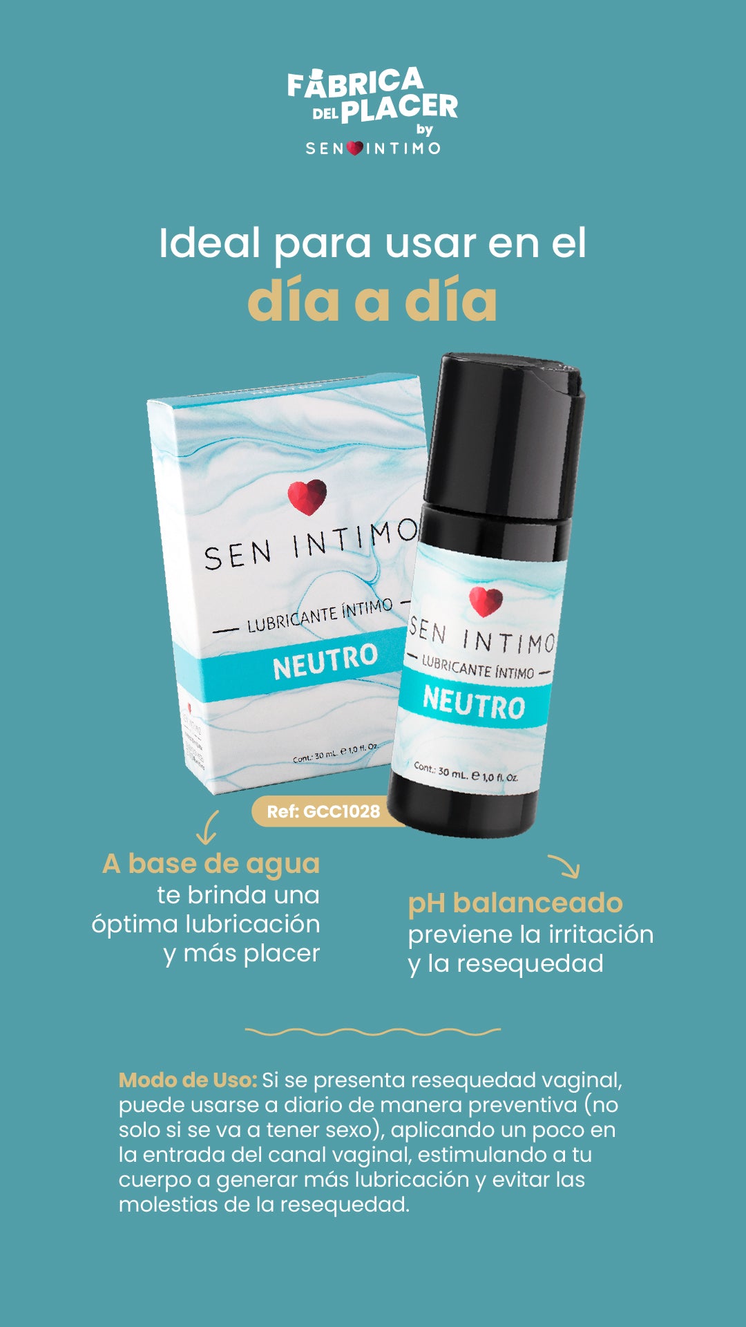 LUBRICANTE NEUTRO X 30 ML SEN INTIMO