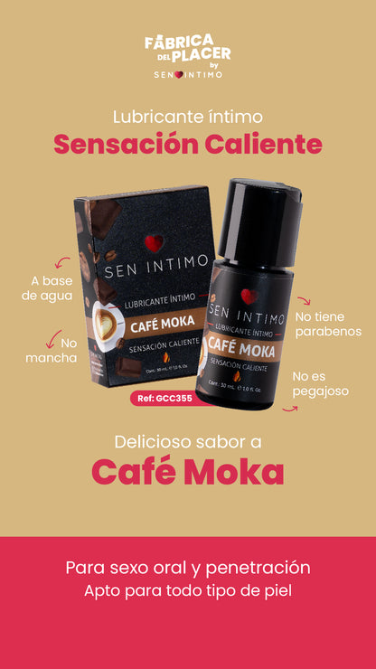 LUBRICANTE INTIMO CAFE MOKA SENSACION CALIENTE 30 ML