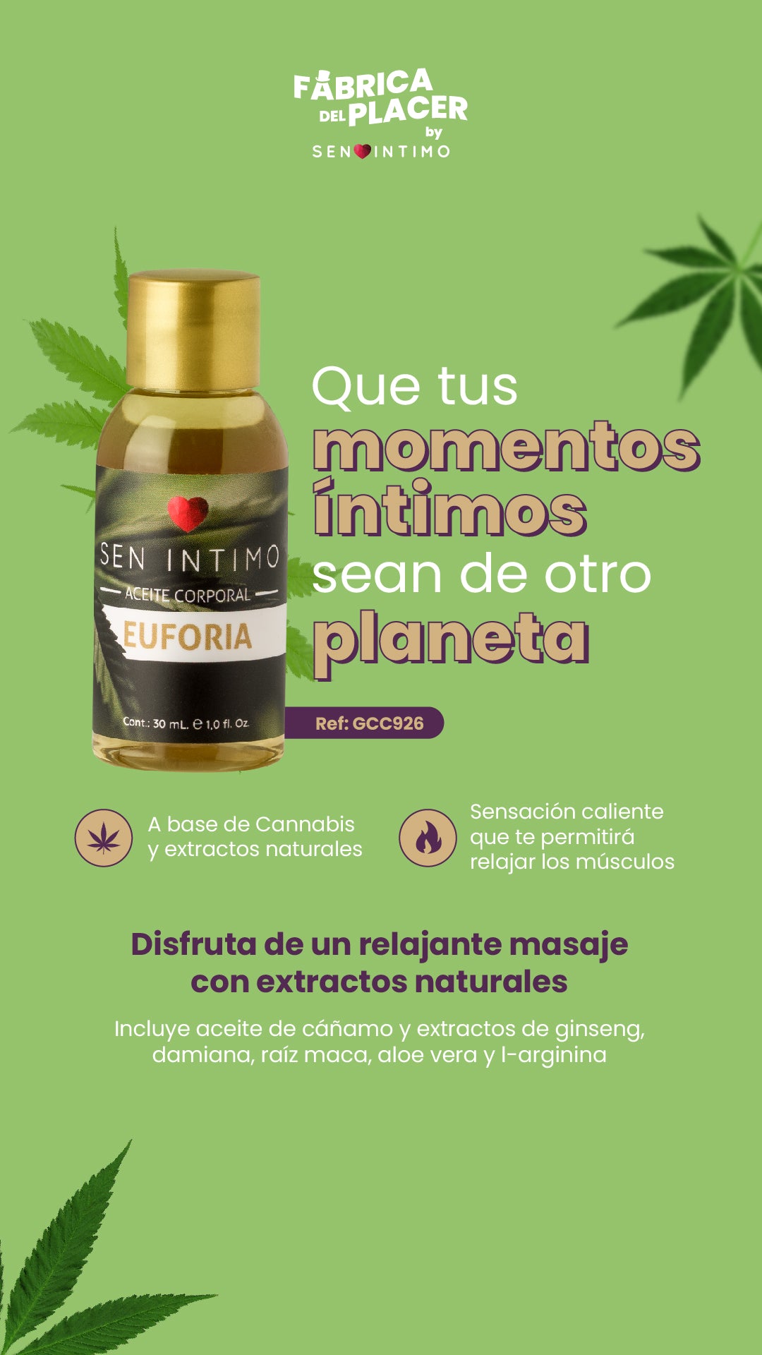 ACEITE CORPORAL EUFORIA SEN INTIMO 30 ML